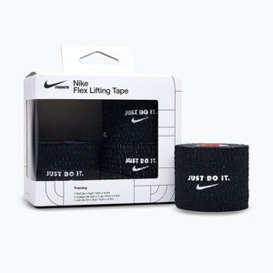 Kohéziós rugalmas kötés Nike Strenght Flex Lifting Tape black/white (Strenght Flex Lifting Tape ZTL4-JS10) kép
