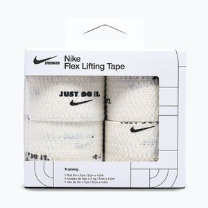 Kohéziós rugalmas kötés Nike Strenght Flex Lifting Tape white/black (Strenght Flex Lifting Tape ZTL4-JS01) kép