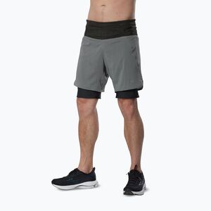 Férfi futónadrág Mizuno Trail Multipocket 2in1 lava smoke (Trail Multipocket 2in1 J2GBD01008) kép