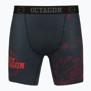 Férfi edzőshort Octagon Legion Grunge fekete/piros (Legion Grunge 6784) kép