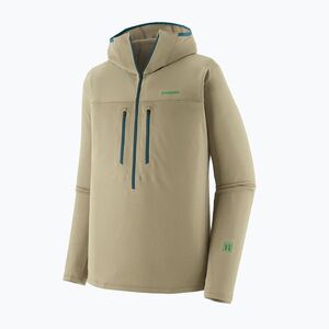 Férfi pulóver Patagonia R1 Ultralight Hoody weathered stone (R1 Ultralight Hoody 40035) kép