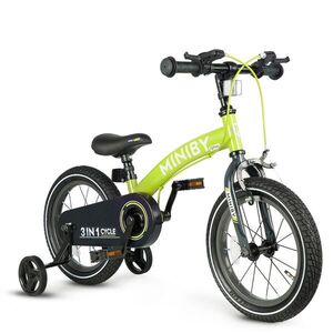 Qplay gyerekbicikli - Miniby Balance Bike 14 hüvelykes zöld kép