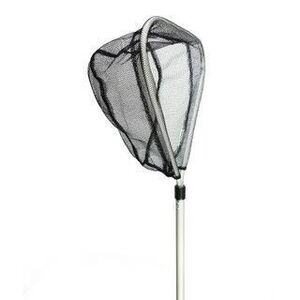 Merítőháló kicsi, háromszög alakú, alu nyél103cm kép