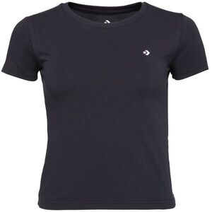 Converse SLIM JERSEY Női póló, fekete, méret kép