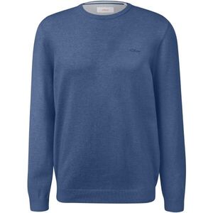 s.Oliver RL KNITTED PULLOVER NOOS Férfi pulóver, kék, méret kép