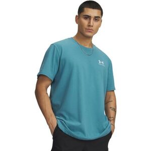 Under Armour LOGO EMB HEAVYWEIGHT Férfi póló, kék, méret kép