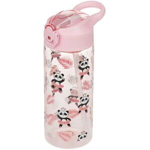 BAAGL PANDA 500 ML Tritán kulacs szívószállal, rózsaszín, méret 500 ML kép