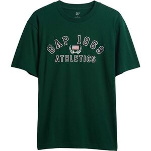 GAP V-FRCH SS GAP VINTAGE GRAPHICS Férfi póló, sötétzöld, méret kép