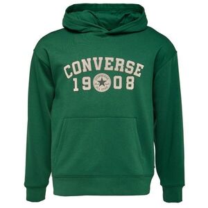 Converse CLASSIC FIT ALL STAR SINGLE SCREEN PRINT Uniszex pulóver, zöld, méret kép