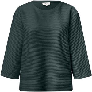s.Oliver SWEATSHIRT NOOS Női pulóver, sötétzöld, méret kép