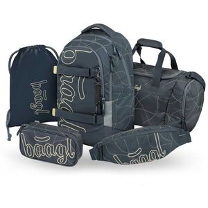BAAGL 5 SET SKATE MAX SWEET II Iskolai szett, sötétszürke, méret kép