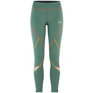 KARI TRAA LOUISE 2.0 TIGHTS Női legging sportoláshoz, zöld, méret kép