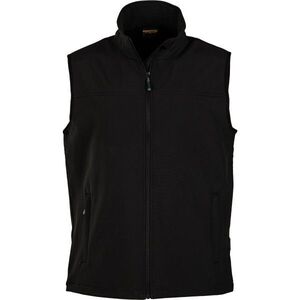 Hi-Tec LUMAN SOFTSHELL VEST LUMAN SOFTSHELL VEST - Férfi softshell mellény, fekete, méret kép