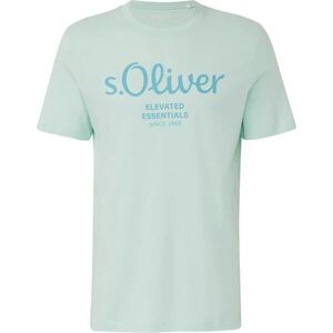 s.Oliver LOGO T-NOOS Férfi póló, világoszöld, méret kép