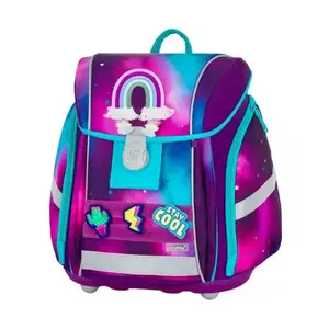 Oxybag BUTTERFLY 2 Iskolai hátizsák, lila, méret kép