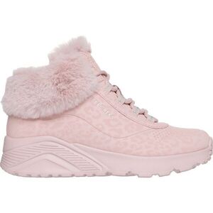 Skechers UNO LITE - COZY LEOPARD Lány téli cipő, rózsaszín, méret kép