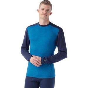 Smartwool M CLASSIC THERMAL MERINO BL CREW BOXED Férfi póló, kék, méret kép