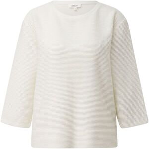 s.Oliver SWEATSHIRT NOOS Női pulóver, fehér, méret kép