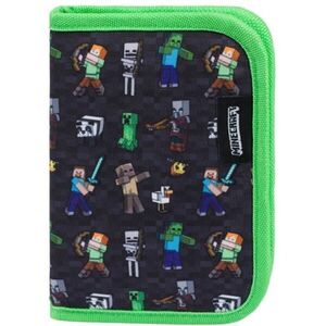 BAAGL MINECRAFT Iskolai tolltartó, zöld, méret kép