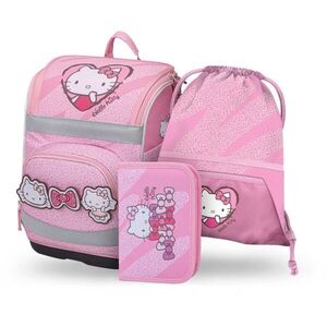 BAAGL 3 SET ZIPPY PLUS RAINBOW UNICORN Iskolai szett, rózsaszín, méret kép