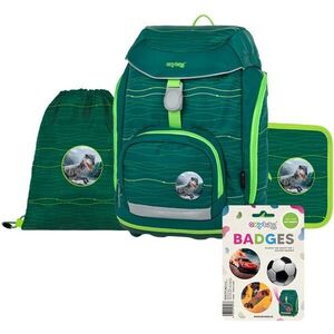Oxybag SHERPY GREEN Iskolai szett, zöld, méret kép