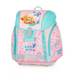 Oxybag BUTTERFLY 2 Iskolai hátizsák, rózsaszín, méret kép