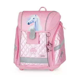 Oxybag BUTTERFLY 2 Iskolai hátizsák, rózsaszín, méret kép