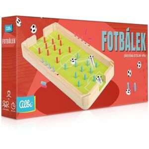ALBI FOTBÁLEK Fa asztali játék, mix, méret kép