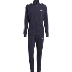 adidas 3S FT TT TS Férfi melegítő szett, sötétkék, méret XXL kép