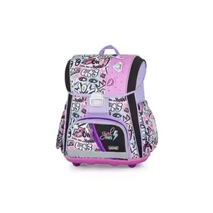 Oxybag UNICORN 1 Iskolatáska, rózsaszín, méret kép
