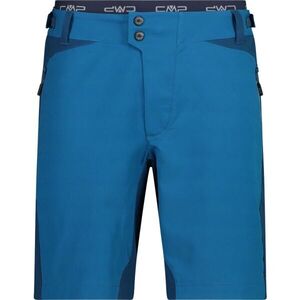 CMP FREE BIKE BERMUDA WITH INNER MESH UNDERWEAR Férfi kerékpáros rövidnadrág, kék, méret kép