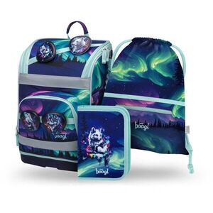 BAAGL 3 SET ZIPPY PLUS RAINBOW UNICORN Iskolai szett, lila, méret kép