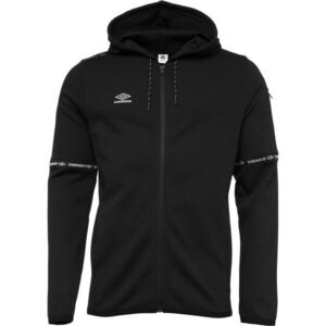 Umbro TECH FZ HOODIE Férfi sportos pulóver, fekete, méret kép