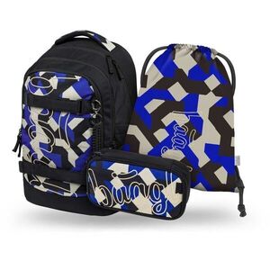 BAAGL 3 SET SKATE MAX SWEET Iskolai szett, fekete, méret kép