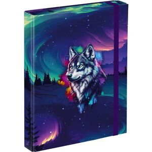 BAAGL RAINBOW UNICORN Füzettartó box A5, lila, méret kép