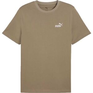 Puma ESSENTIALS SMALL NO.1 LOGO TEE Férfi póló, barna, méret kép