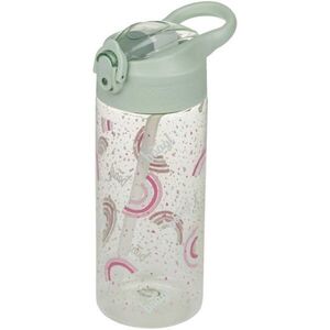 BAAGL SZIVÁRVÁNY 500 ML Tritán kulacs szívószállal, zöld, méret 500 ML kép