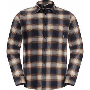Jack Wolfskin WANDERWEG SHIRT M Férfi outdoor ing, fekete, méret kép