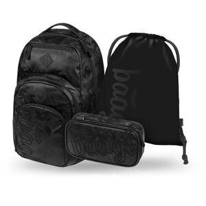 BAAGL 3 SET COOLMATE BEIGE Iskolai szett, fekete, méret kép
