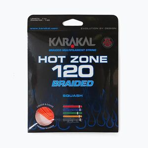Squash húr Karakal Hot Zone Braided 120 11 m orange (Hot Zone Braided 120 KA6510) kép