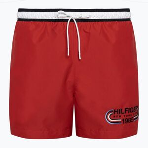 Férfi úszónadrág Tommy Hilfiger Medium Drawstring primary red (Medium Drawstring UM0UM03287XLG) kép