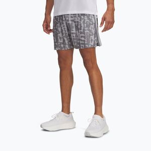 Férfi Under Armour Launch 7" Print mod szürke / acél / fényvisszaverő futónadrág (Launch 7" Print 1382621-011) kép