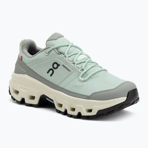 Női túracipő On Cloudrock Low Waterproof mineral/aloe (Cloudrock Low Waterproof 3WF10142078) kép