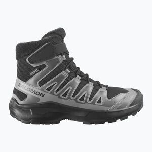 Gyermek kirándulócipők Salomon XA Pro Winter Waterproof black/castlerock (XA Pro Winter Waterproof L45408300) kép