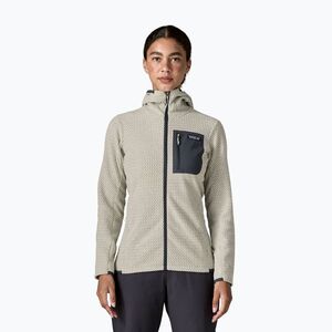 Női polár pulóver Patagonia R1 Air Full-Zip Hoody birch white (R1 Air 40261) kép