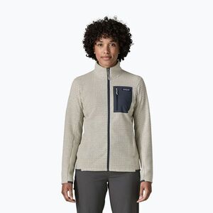 Női polár pulóver Patagonia R1 Air birch white (R1 Air 40280) kép