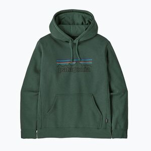 Férfi pulóver Patagonia P-6 Logo Uprisal Hoody p-6 outline: canopy green (P-6 Logo Uprisal Hoody 39622) kép