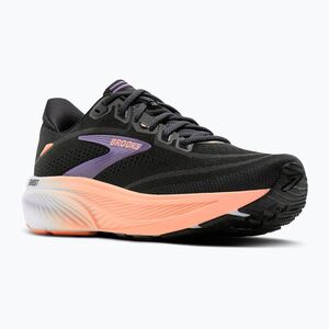 Női futócipők Brooks Ghost 18 black/mulled grape/peach (Ghost 18 1204821B080.065) kép