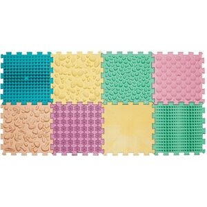Empt masszázs alátét Puzzle Mix Pastel, 8 elem kép