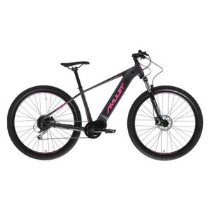 Női hegyi elektromos kerékpár AMULET 29 eRival 4.0 SH, black matt pink kép
